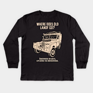 Old Landy Kids Long Sleeve T-Shirt